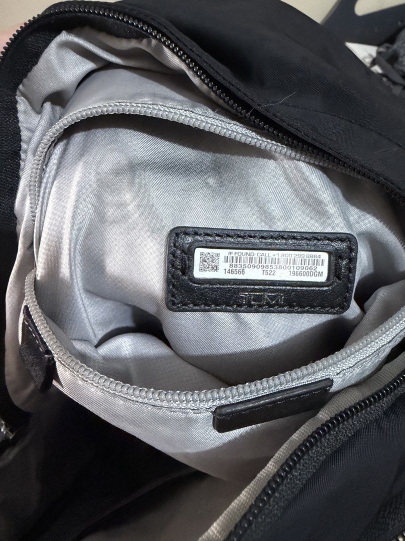 Tumi Bag pack Authentic (Category: Backpacks) located in San Juan City. Submitted by royceee (Listing ID 1469951625, Image 3). Description: Declutyering original price 38k .