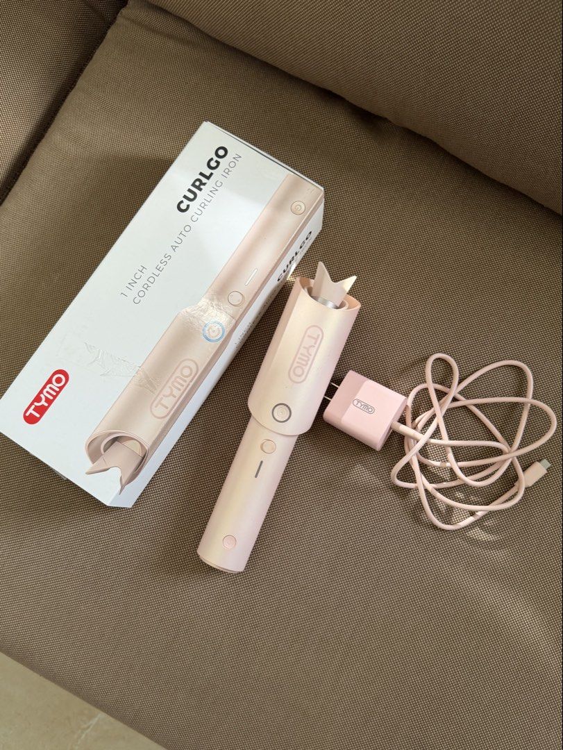 Tymo Cordless Hair Curler (Category: Hair) located in Manila. Submitted by kathtiongson (Listing ID 1469971779, Image 1). Description: Like new condition, comes with all inclusions and box. Bought for 4k on orange app..