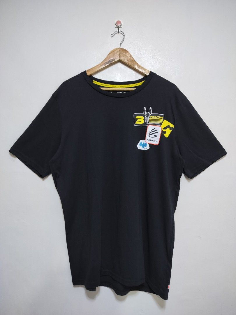 Under Armour Stephen Curry T-Shirt (Category: Tshirts & Polo Shirts ) located in Taguig. Submitted by thriftybounce (Listing ID 1470031125, Image 1). Description: Fit : XL Width : 23 Length : 29 Color Rate : 9.6/10 Issue : None As New!.
