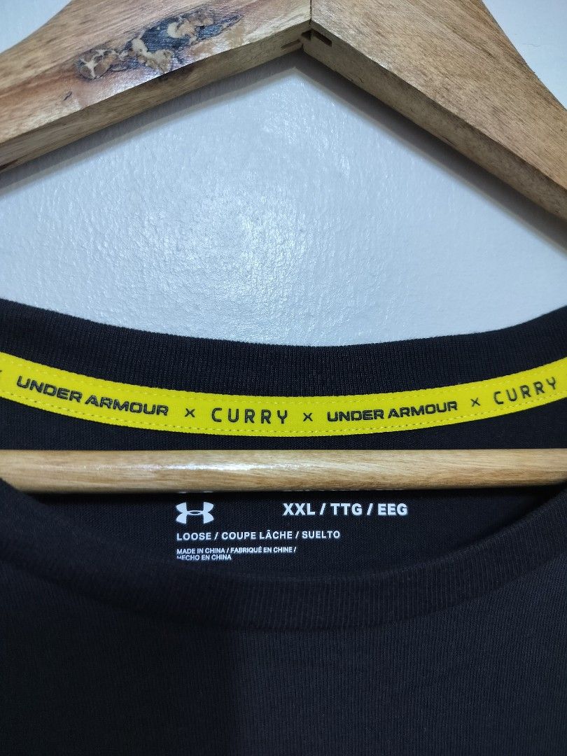 Under Armour Stephen Curry T-Shirt (Category: Tshirts & Polo Shirts ) located in Taguig. Submitted by thriftybounce (Listing ID 1470031125, Image 2). Description: Fit : XL Width : 23 Length : 29 Color Rate : 9.6/10 Issue : None As New!.