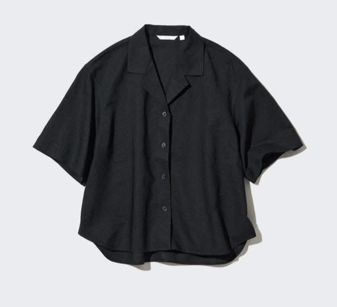 Uniqlo Linen Black S (Category: Blouses) located in Quezon City. Submitted by caramianns (Listing ID 1470082356, Image 1). Description: .