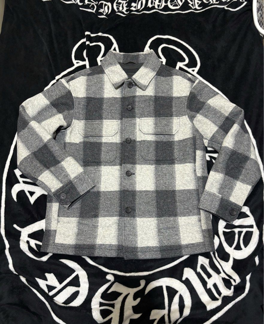Uniqlo overshirt Jacket (Category: Coats, Jackets and Outerwear) located in Taguig. Submitted by dcltrng. (Listing ID 1470076349, Image 1). Description: Uniqlo overshirt jacket Size small Length 27 Width 21.5 Can pass as brand new No issue.