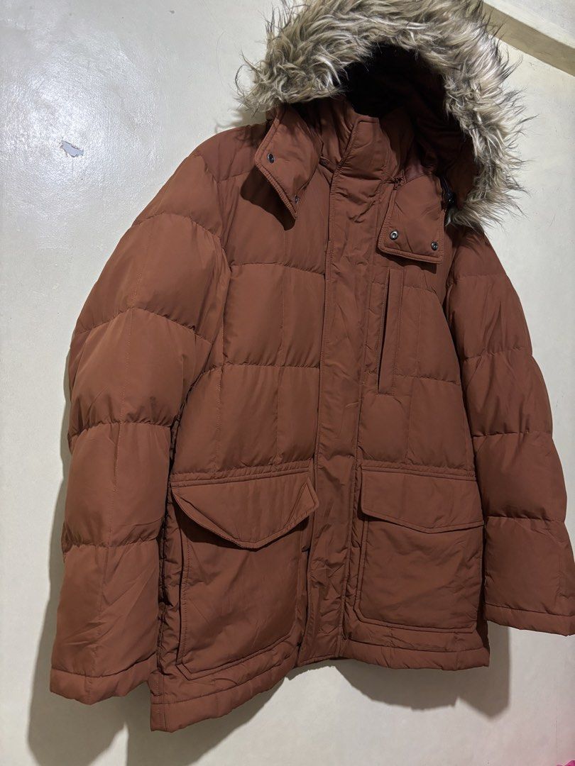 Uniqlo parka puffer jacket (Category: Coats, Jackets and Outerwear) located in Taguig. Submitted by dcltrng. (Listing ID 1470075886, Image 2). Description: Uniqlo quilted puffer jacket Size medium Length 29 Width 23 Detachable hood Can pass as brand new No issue.