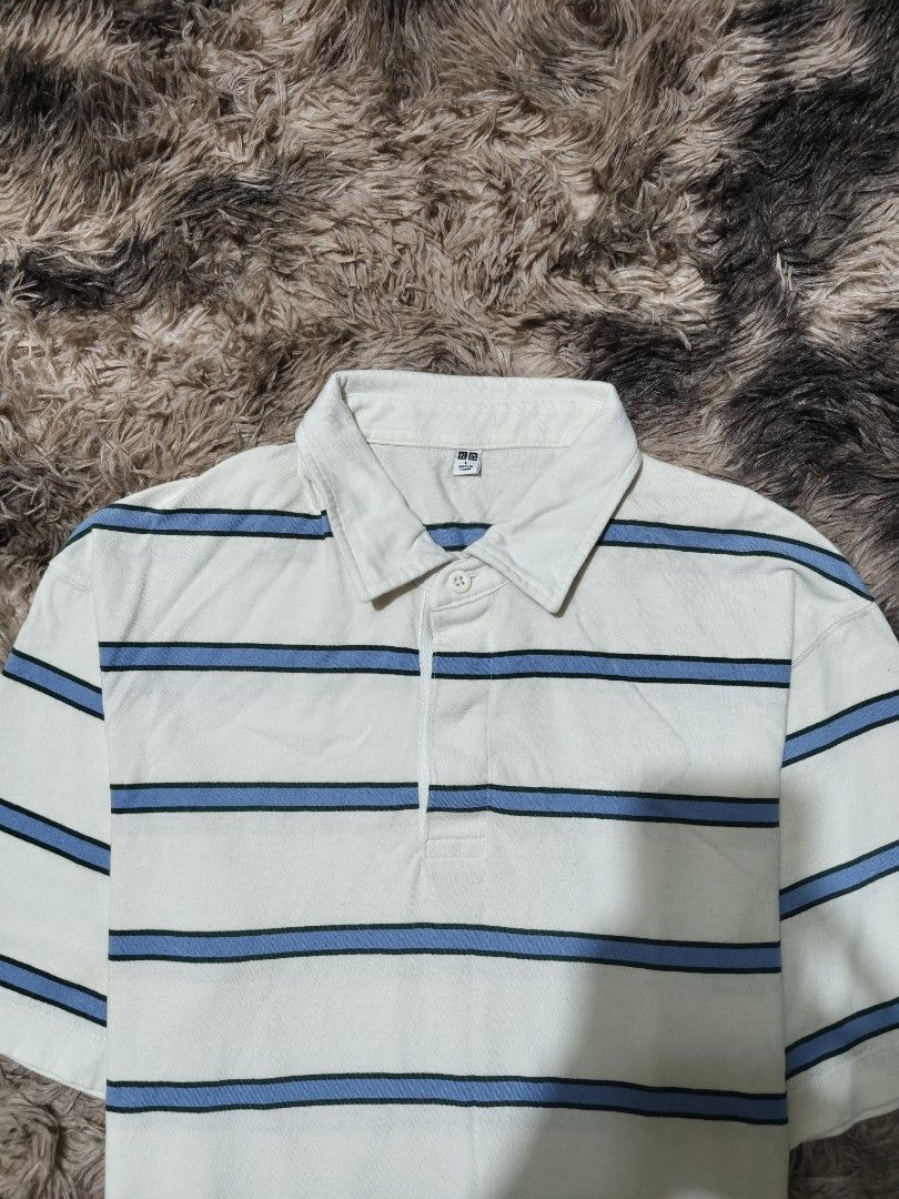 Uniqlo Rugger Striped Short Sleeve (Category: Tshirts & Polo Shirts ) located in Manila. Submitted by 1126mnl. (Listing ID 1470046179, Image 2). Description: Excellent condition (None) Issue 10/10 Color rate Size Large Price: 🏷Mine/(M) : ₱350 +Shipping fee Quezon city, Philippines📍.
