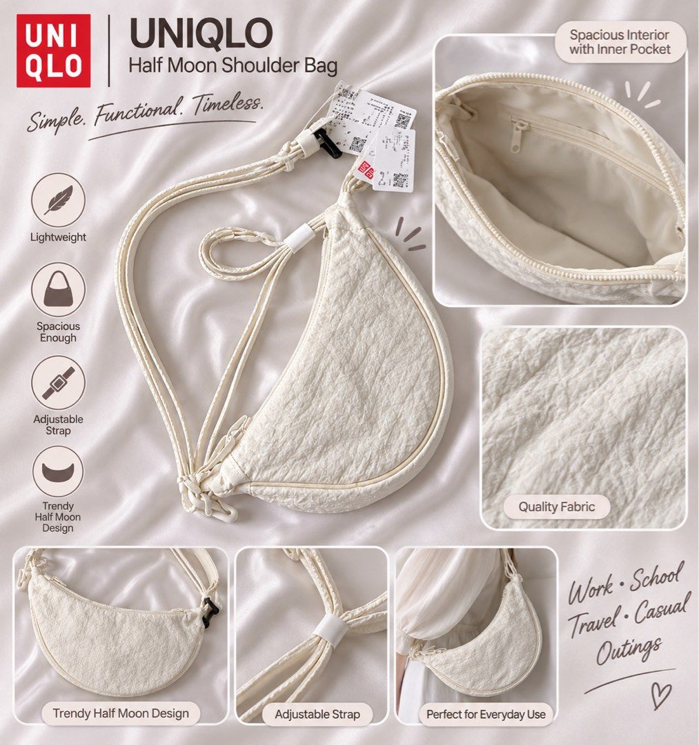 Uniqlo shoulder bag (Category: Shoulder Bags) located in Manila. Submitted by prlovedstff (Listing ID 1470114501, Image 1). Description: .