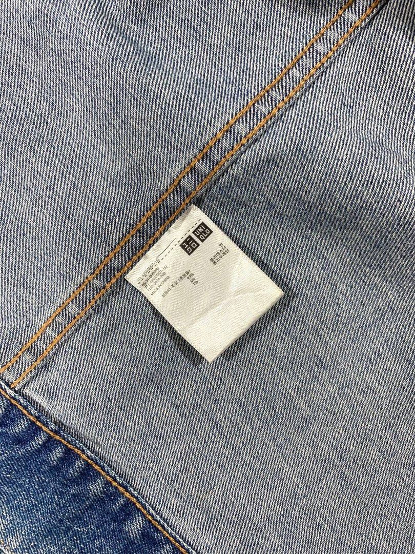 Uniqlo Type II Washed Denim Trucker Jacket (Category: Coats, Jackets and Outerwear) located in Zamboanga. Submitted by zhifay (Listing ID 1470083597, Image 3). Description: Uniqlo Type II Washed Denim Trucker Jacket Classic rugged Americana design featuring iconic front double-pleated stitch lines, twin chest pockets, and a beautiful mid-blue wash. Crafted from a high-quality cotton blend with subtle stretch for comfort. Measurement (inches): Tag