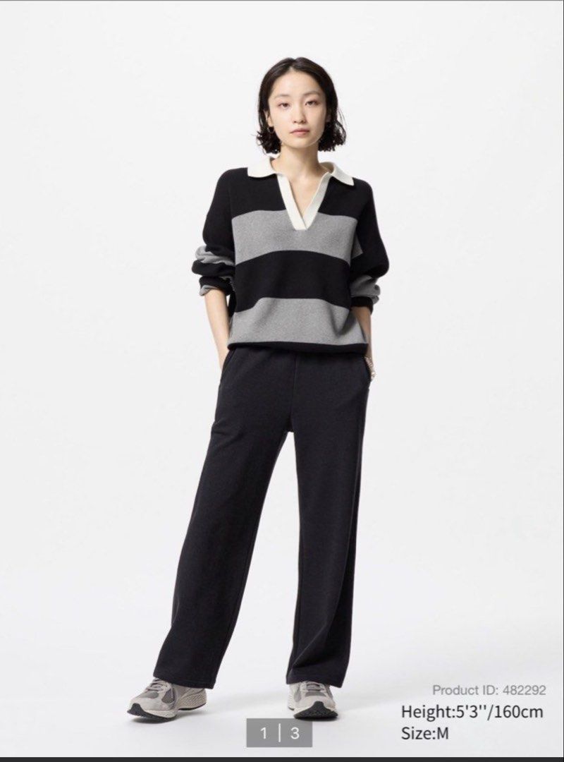 Uniqlo waffle pants - black L (Category: Other Bottoms) located in Mandaluyong City. Submitted by mry.mry (Listing ID 1470058909, Image 1). Description: .
