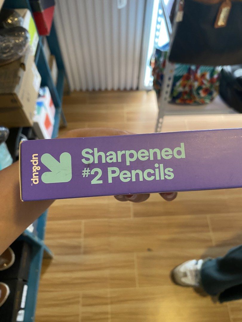 Up & Up Sharpened #2 Pencils (Category: Stationery & School Supplies) located in Digos. Submitted by dessirie. (Listing ID 1470021333, Image 3). Description: ♡Authentic/preloved item. Actual photos posted. Please check all photos and details carefully before purchasing. Minor signs of use may be present. Walk in buyers are always welcome!✨️ 📍Location: Lim extension,Digos City Davao Del Sur,beside the camilian sister’s reffered to as GREEN BOUTIQ