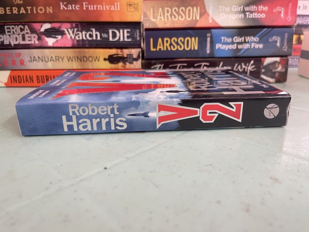 V2 by ROBERT HARRIS (Category: Storybooks) located in General Trias. Submitted by kwinay.28 (Listing ID 1469994840, Image 2). Description: Preloved book, very good condition.