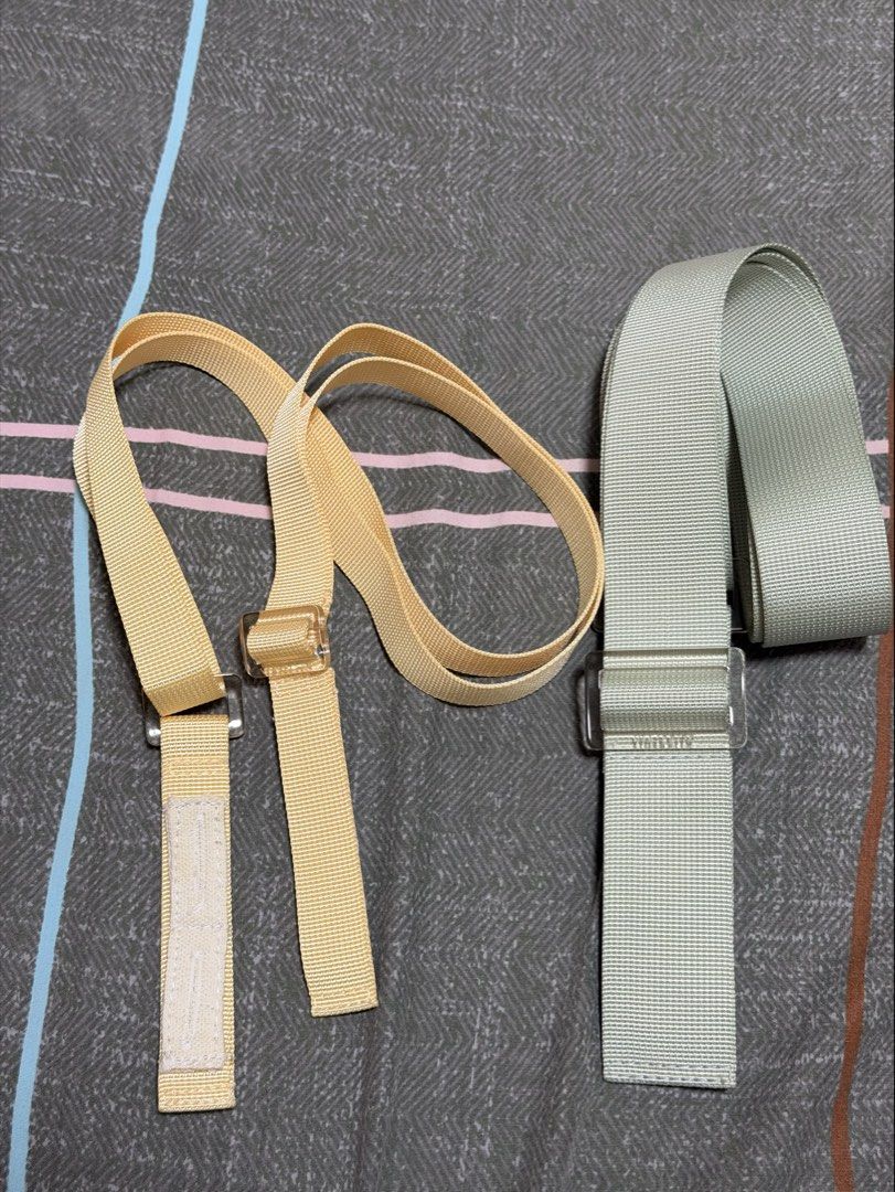 Viajecito Splashkit Straps (Category: Cross-body Bags) located in Binan City. Submitted by alreadyloved.p (Listing ID 1470110909, Image 2). Description: Viajecito Strap bundle Popcorn clear skinny strap Light Sage sport strap.