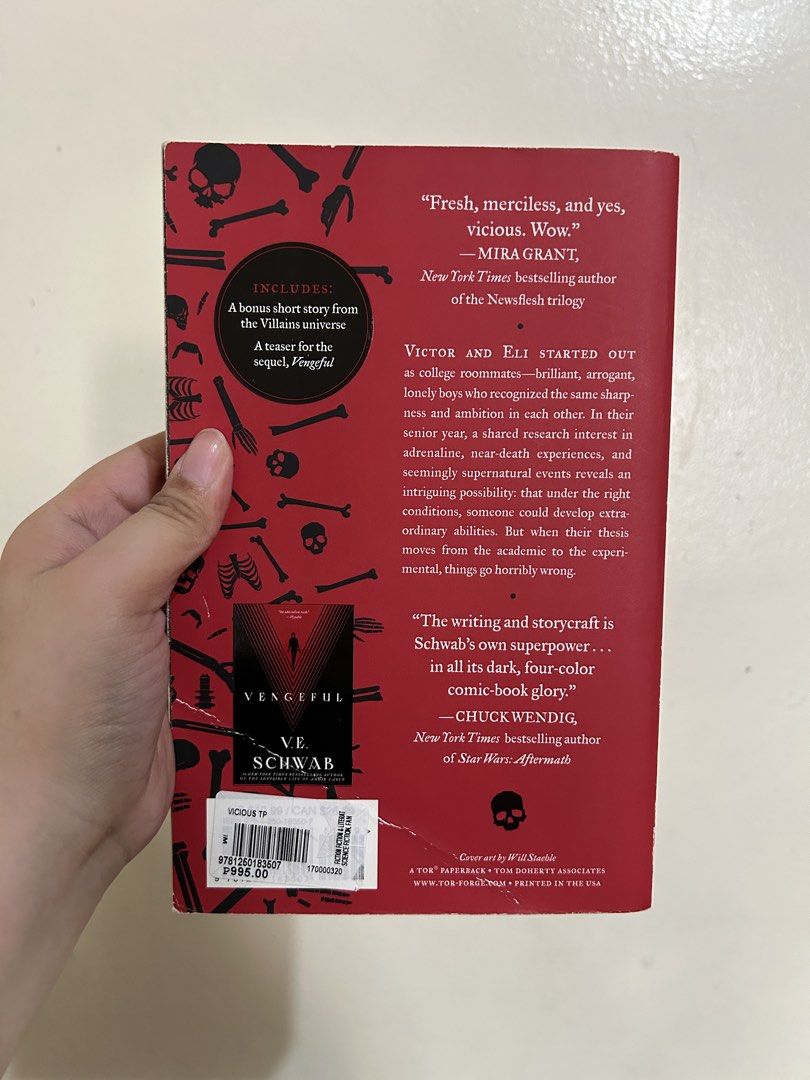 Vicious by V.E. Schwab (Category: Storybooks) located in Cavite. Submitted by mgmm17 (Listing ID 1469986075, Image 2). Description: Shipping: sco, ggx, lalamove.