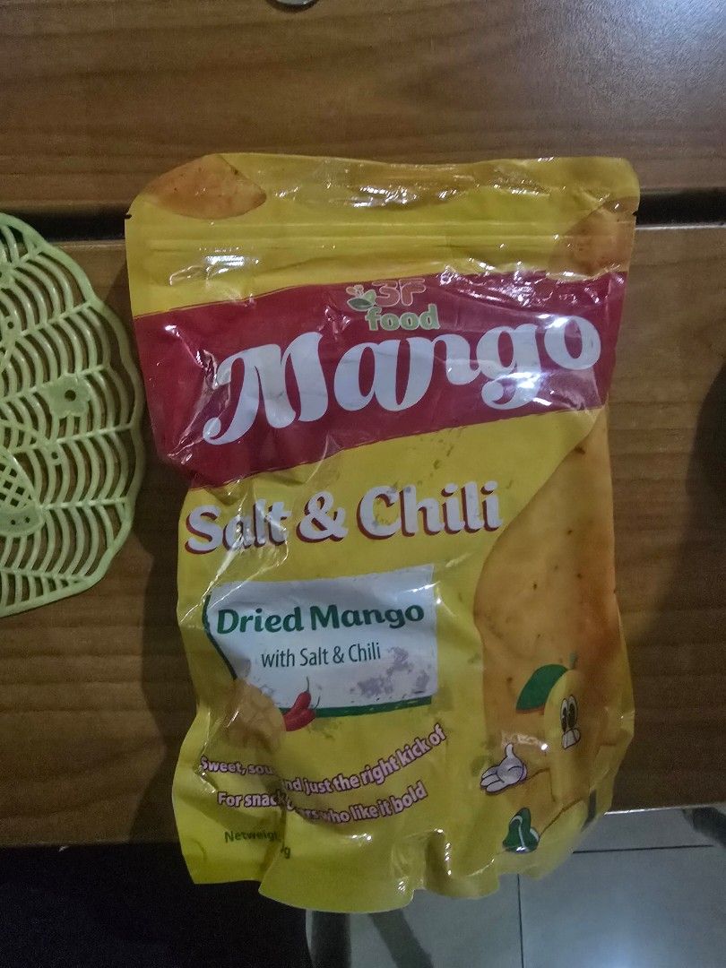 VIETNAM Dried Mango Salt & Chili (Category: Spice & Seasoning) located in Caloocan City. Submitted by nathanstreasure (Listing ID 1469992425, Image 1). Description: - Product: 3F Food Dried Mango with Salt & Chili - Origin: Vietnam - Flavor Profile: Sweet, sour, and spicy - Features: No preservatives added, unopened and factory sealed - Packaging: Resealable zip-lock to maintain freshness - Expiry Date: 14/02/2027 (printed on the back).