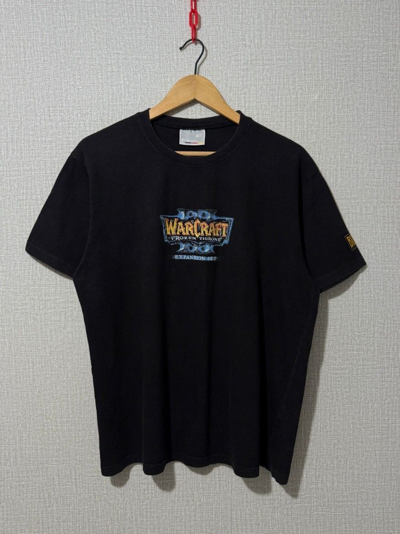 ✅Vintage 2002 Warcraft Shirt (Category: Tshirts & Polo Shirts ) located in Dumaguete. Submitted by good_stuff_dgte (Listing ID 1469954194, Image 2). Description: ✅Vintage 2002 Warcraft Shirt -₱2500 -Size large (22x27) -Color rate 9/10 -Issue: very minimal damage lang sa neck (see last 3 pics).