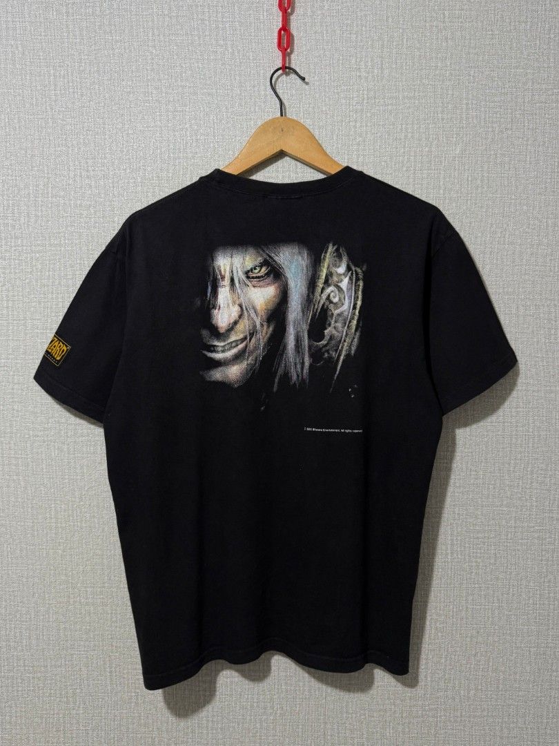 ✅Vintage 2002 Warcraft Shirt (Category: Tshirts & Polo Shirts ) located in Dumaguete. Submitted by good_stuff_dgte (Listing ID 1469954194, Image 3). Description: ✅Vintage 2002 Warcraft Shirt -₱2500 -Size large (22x27) -Color rate 9/10 -Issue: very minimal damage lang sa neck (see last 3 pics).