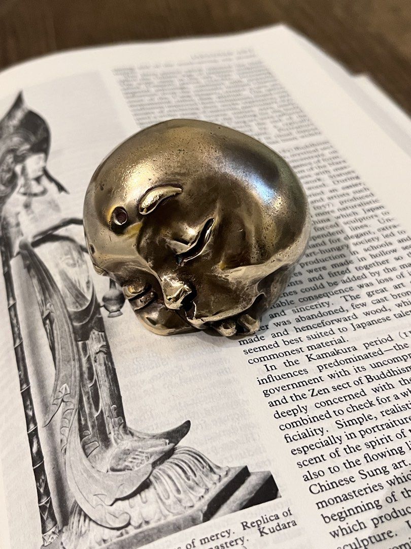 Vintage Brass Sleeping Buddha (Category: Other Home Decor) located in Taguig. Submitted by frank63studio (Listing ID 1469987760, Image 3). Description: Vintage Brass Sleeping Buddha 1,750php solid brass heavy ( 322 grams ) newt polished with tarnish 2" x 1.5".