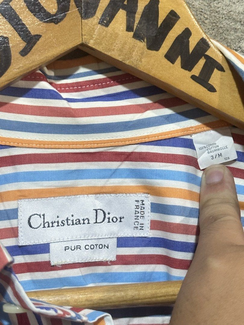 Vintage Christian Dior Buttons down shirt (Category: Luxury Apparel) located in Ozamiz City. Submitted by quick_done_deals (Listing ID 1470080681, Image 1). Description: 🛒 ** Vintage Christian D|0R ** 💯 Excellent Condition 📐 Dimes: L29xW24 🔍 Issue: None 🎨 Color Rate: 9.5 / 10.
