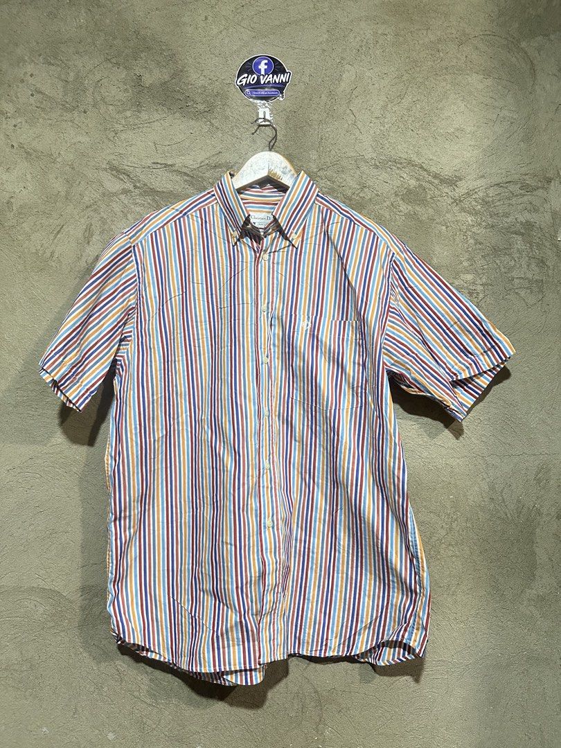 Vintage Christian Dior Buttons down shirt (Category: Luxury Apparel) located in Ozamiz City. Submitted by quick_done_deals (Listing ID 1470080681, Image 2). Description: 🛒 ** Vintage Christian D|0R ** 💯 Excellent Condition 📐 Dimes: L29xW24 🔍 Issue: None 🎨 Color Rate: 9.5 / 10.