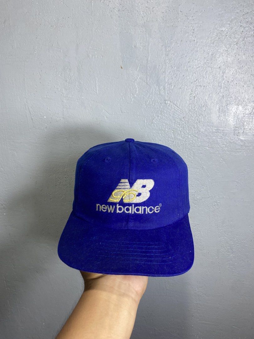 Vintage New Balance USA Blue Strapback Cap (Category: Caps & Hats) located in Bacong. Submitted by crommermann (Listing ID 1470074041, Image 1). Description: NEW BALANCE USA 🏷️ + 90 shipping fee OSFA -Condition 9.5/10 -Color Rate 9.5/10 Excellent Condition Color may vary due to lightning Very Presentable when Worn Need Wash Pm/Dm Visayas Dumaguete loc J&T Courier Express 🚛🚛🚛.