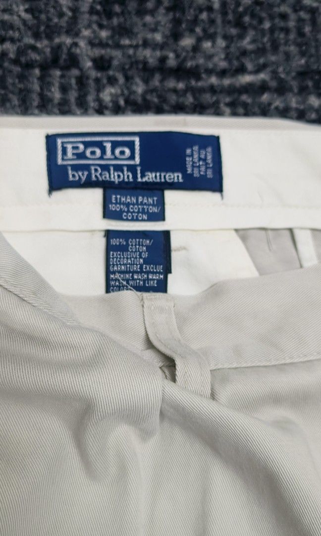 Vintage Ralph Lauren (Category: Chinos) located in Angeles City. Submitted by bapthrift (Listing ID 1469999039, Image 2). Description: Vintage cream Ralph Lauren excellent Condition Color rate 9.5/10 Perfect for Office pants Dimes W32XL42 Hem 8.5 850+shipping.