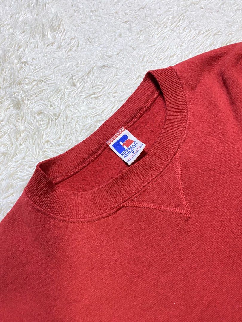 Vintage Rusell athletic (Category: Coats, Jackets and Outerwear) located in Cavite. Submitted by nld_thrift (Listing ID 1470095061, Image 3). Description: Vintage Rusell athletic W21.5 L 24.5 Size M on tag 9.5 condition 9.5 Color rate Made in USA 50% Cotton 50% polyester No refund/ no return, ask before buy, all sales are final. IF YOU ARE IN DOUBT ABOUT ANY DETAILS OF THE ITEM YOU’RE PURCHASING PLEASE FEEL FREE TO CONTACT US .