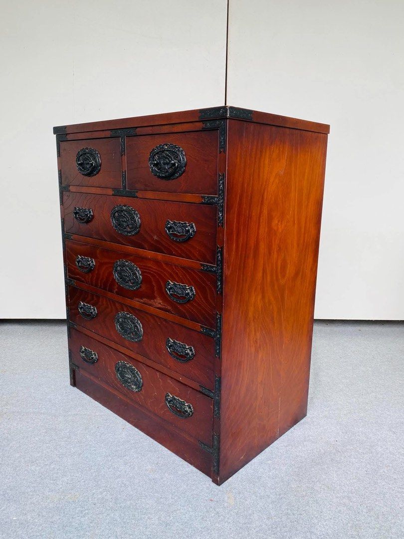 Vintage Tansu Chest Drawer (Category: Shelves, Cabinets & Racks) located in Manila. Submitted by elliefurnies31 (Listing ID 1470034054, Image 3). Description: "JAPAN SURPLUS" VINTAGE TANSU CHEST DRAWER SIZE: 30L" x 18W" x 37H" inches (AS-IS ITEM) IN GOOD CONDITION.