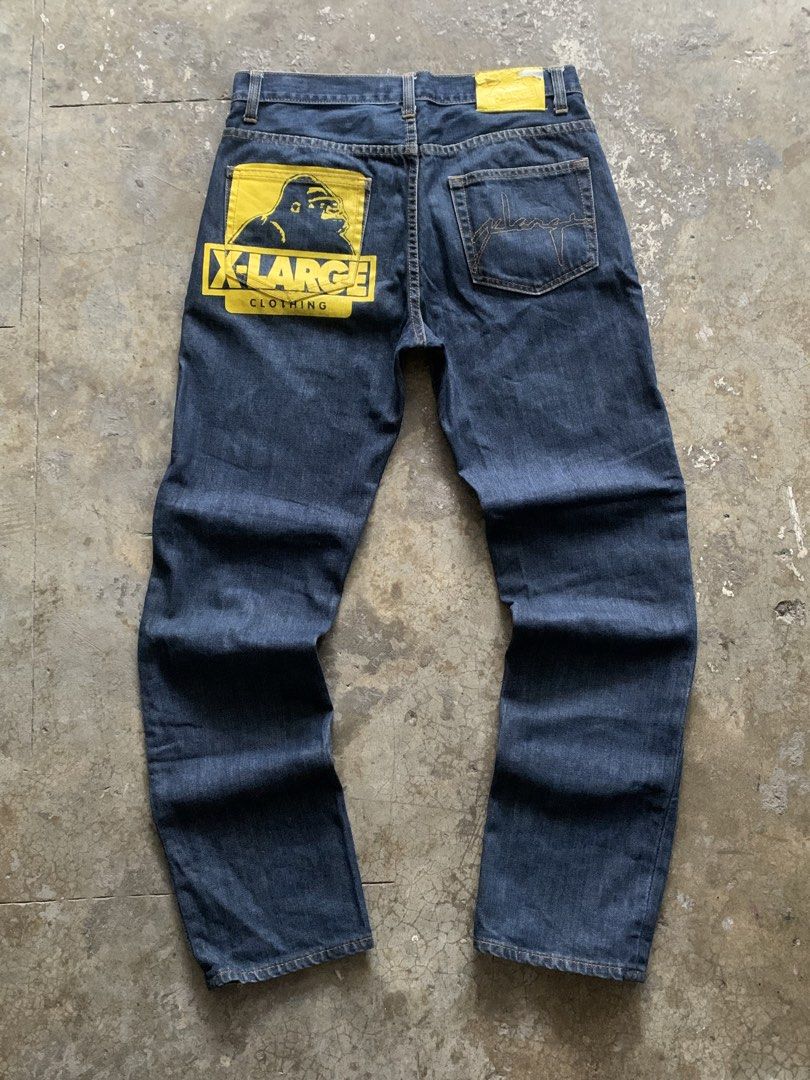 Vintage XLARGE Gorilla Patch Button-Fly Pants (Category: Jeans) located in Quezon City. Submitted by thrifted_different (Listing ID 1470045675, Image 1). Description: PRESTINE AND BRAND NEW LIKE CONDITION issue yung tab lang nasa last pic Width - 30 inches on tag (32 inches sa tape measure) Height - 41 inches Hem - 7 inches QC AREA (near SM NORTH EDSA) CAN SHIP VIA LALAMOVE/JNT PRICE PLUS SF.