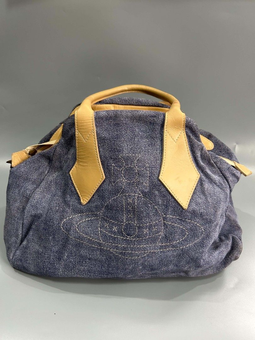 Vivienne westwood denim bag (Category: Luxury Bags & Wallets) located in Santa Rosa. Submitted by _ba_mo_si_ (Listing ID 1470078379, Image 1). Description: Bag only Plus sf Dm.