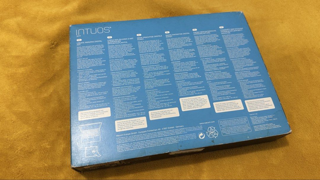 Wacom Intuos Art CTH-490 (Category: Laptops & Notebooks) located in Manila. Submitted by sophds (Listing ID 1470051914, Image 2). Description: RFS: decluttering, not used anymore since I own an iPad now - only used this for osu! and Adobe Photoshop - light scratches (mostly used this with a mousepad over the tab) - still works with laptops - includes all accessories (installation CD, extra nibs, USB cable, and manual) - outer box covering is worn