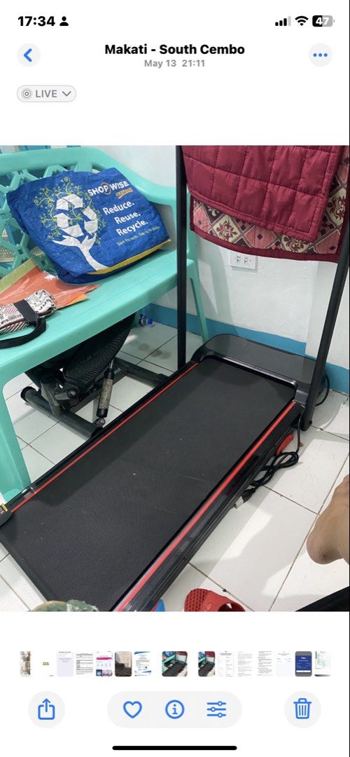 WALKING PAD HI MI plus free stepper and ab trainer (Category: Cardio & Fitness Machines) located in Manila. Submitted by mao011 (Listing ID 1470135059, Image 1). Description: Nasa 5k bili. 3x lang nagamit . May box pa. Oil manila etc. Plus FREE na ung stepper ko (ung cable ng counter nito wala na pero hindi mmn need un) and abs trainer. .