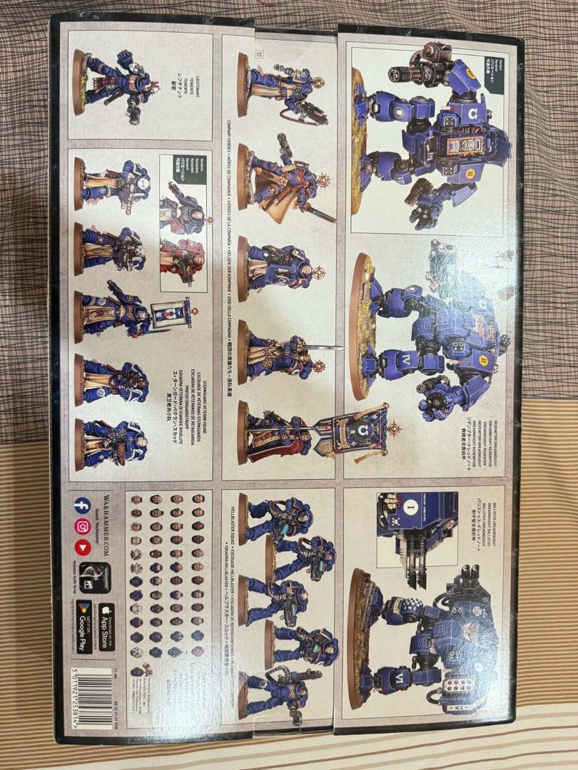 Warhammer 40k Space Marines Iron Halo Strike Force (Category: Board Games & Puzzles) located in Manila. Submitted by ninjaninxx (Listing ID 1470042346, Image 2). Description: - Item: Warhammer 40,000 Space Marines Iron Halo Strike Force box set - Condition: Brand new, factory sealed with original shrink wrap - Contents: 1x Lieutenant, 1x Company Heroes, 1x Sternguard Veteran Squad, 1x Hellblaster Squad, and 1x Redemptor Dreadnought - Ideal for: B
