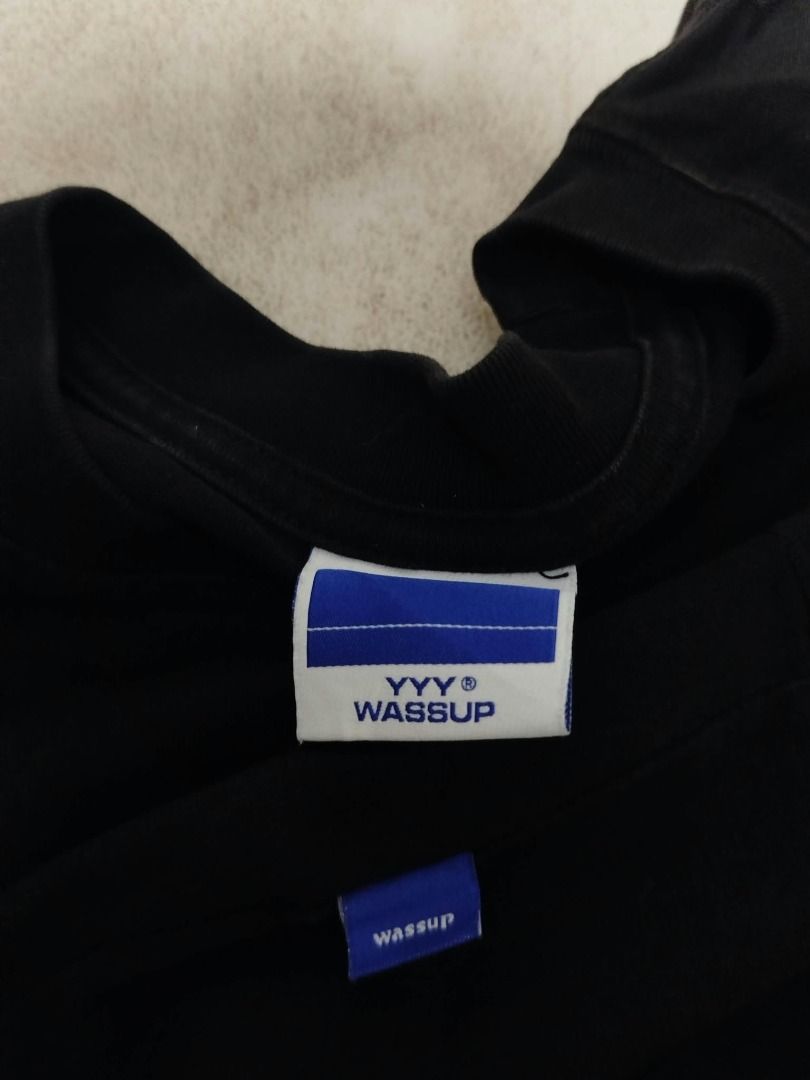 Wassup Script Logo T-Shirt (Category: Tshirts & Polo Shirts ) located in Caloocan City. Submitted by silverdragon_aaed38 (Listing ID 1470115037, Image 2). Description: Wassup Script Logo T-Shirt Complete Tags Size Large Dimes W 22 L 26.5 Color Rate: 10 No Issue 480 +sf.