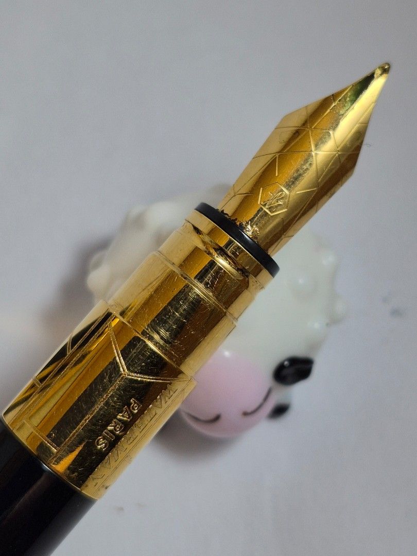 Waterman Perspective Fountain Pen (Category: Vintage Collectibles) located in Pasig City. Submitted by penpaul (Listing ID 1470026637, Image 2). Description: Waterman Paris Perspective fountain pen with gold plated M steel nib.