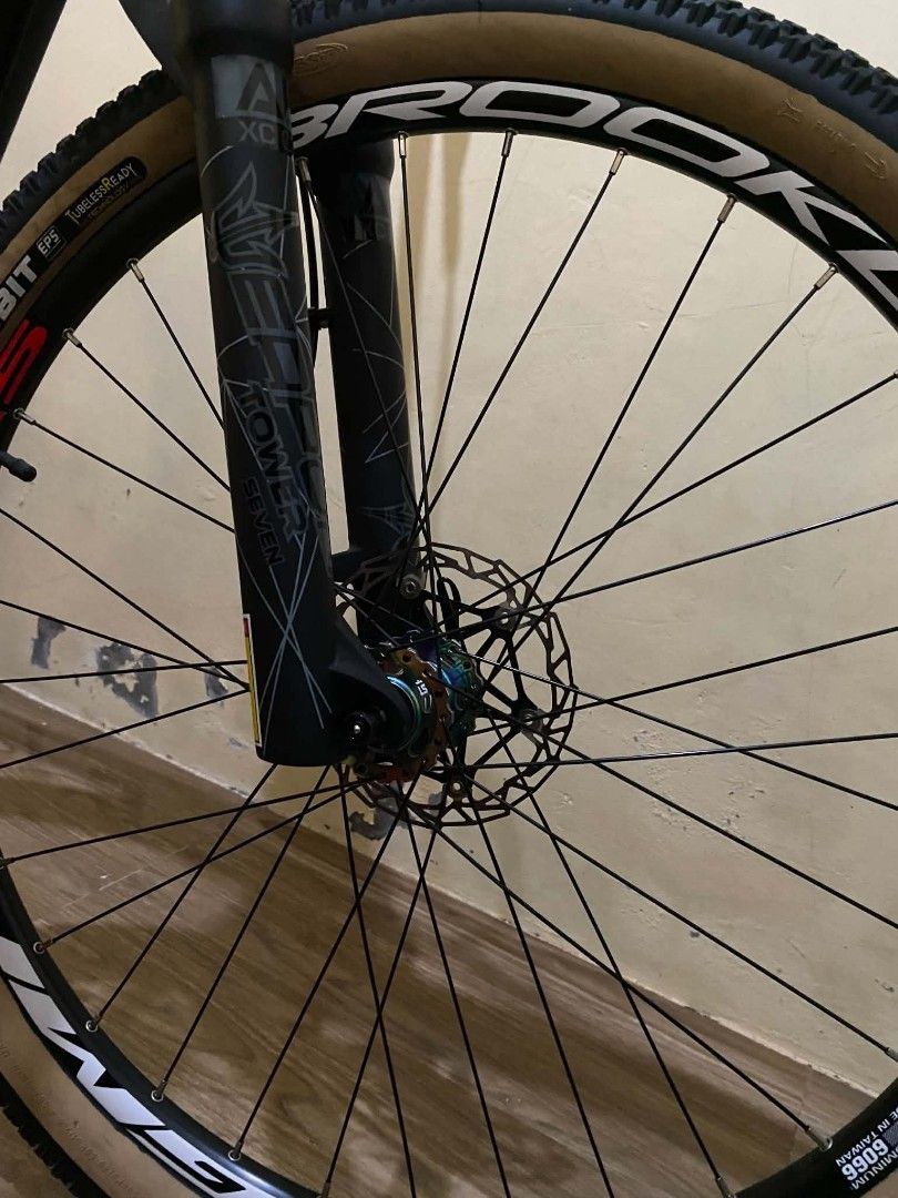 Weapon Spartan 27.5 Custom MTB (Like New / Fresh) (Category: Bicycles) located in Caloocan City. Submitted by jungrid (Listing ID 1470029628, Image 2). Description: Full Specifications: • Frame: Weapon Spartan 6069-T6 Premium Alloy (Size Medium, 27.5, Clean Internal Cabling) • Fork: Weapon Tower 7 Air Suspension Fork (Beefy 34mm Stanchions, Rebound Adjuster x Lock-in/out working smoothly) • Drivetrain: Smooth 1x11 Speed Setup • Weapon Storm 200 H