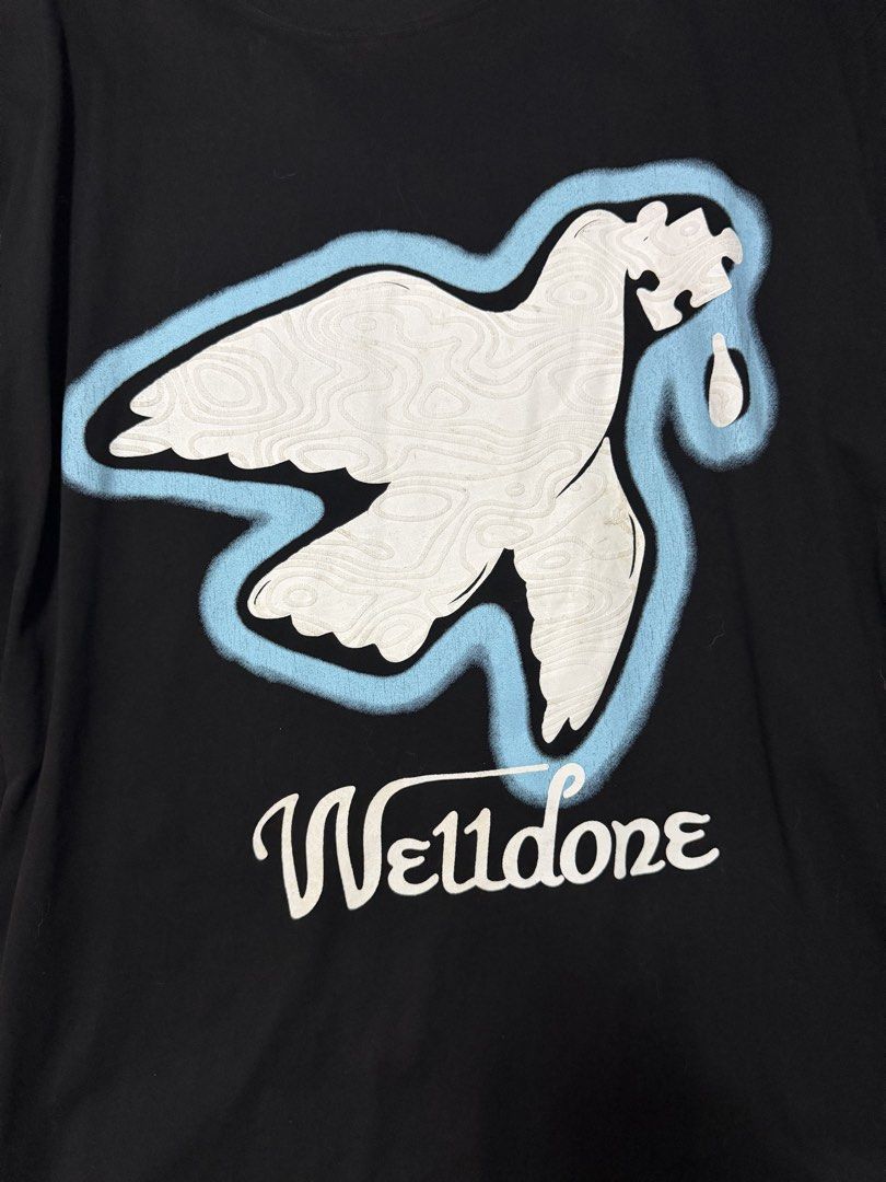Welldone peace dove" graphic tshirt (Category: Tshirts & Polo Shirts ) located in Quezon City. Submitted by pinkystrends.co (Listing ID 1470012319, Image 2). Description: .