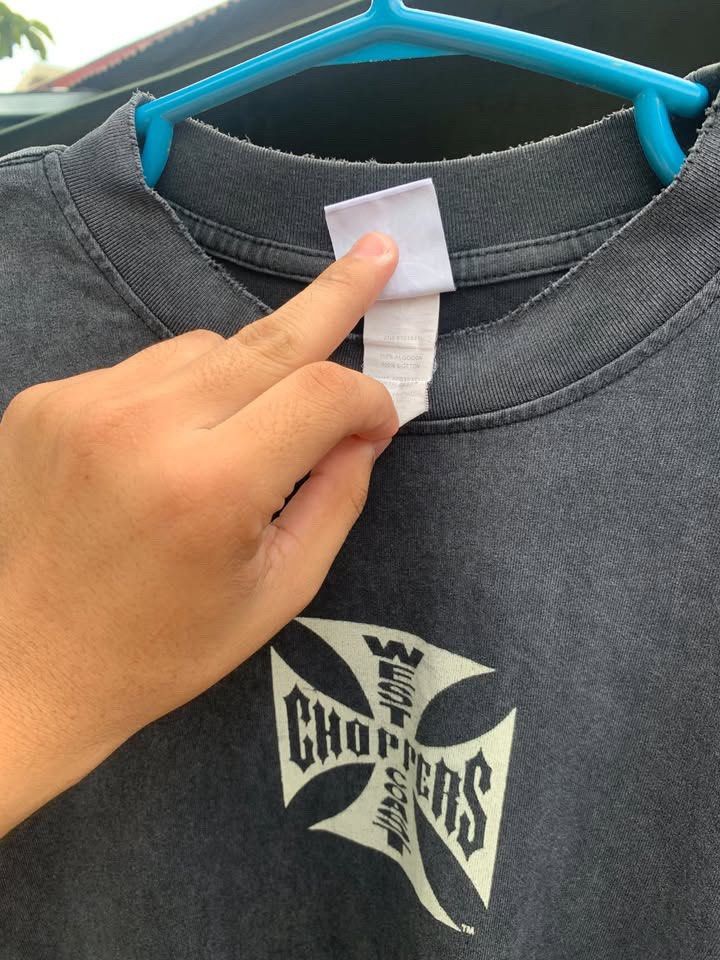 West coast chopper (Category: Tshirts & Polo Shirts ) located in Manila. Submitted by mafieee (Listing ID 1469989785, Image 3). Description: size small american size.