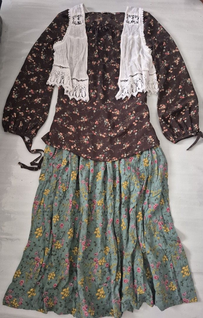 Whimsy Morikei Floral 3in1 Set (Category: Sets or Coordinates) located in Calamba. Submitted by bb.lace (Listing ID 1469958830, Image 2). Description: available as split, individual prices on each photo captions.