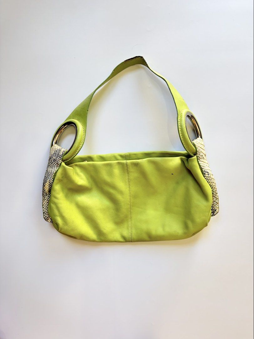 whimsy olive green with snakeskin design bag (Category: Shoulder Bags) located in Tarlac. Submitted by pearl_xoxo (Listing ID 1470108013, Image 1). Description: - whimsy olive green with snakeskin design bag issue: sign of usage brand: ginza kamematsu .