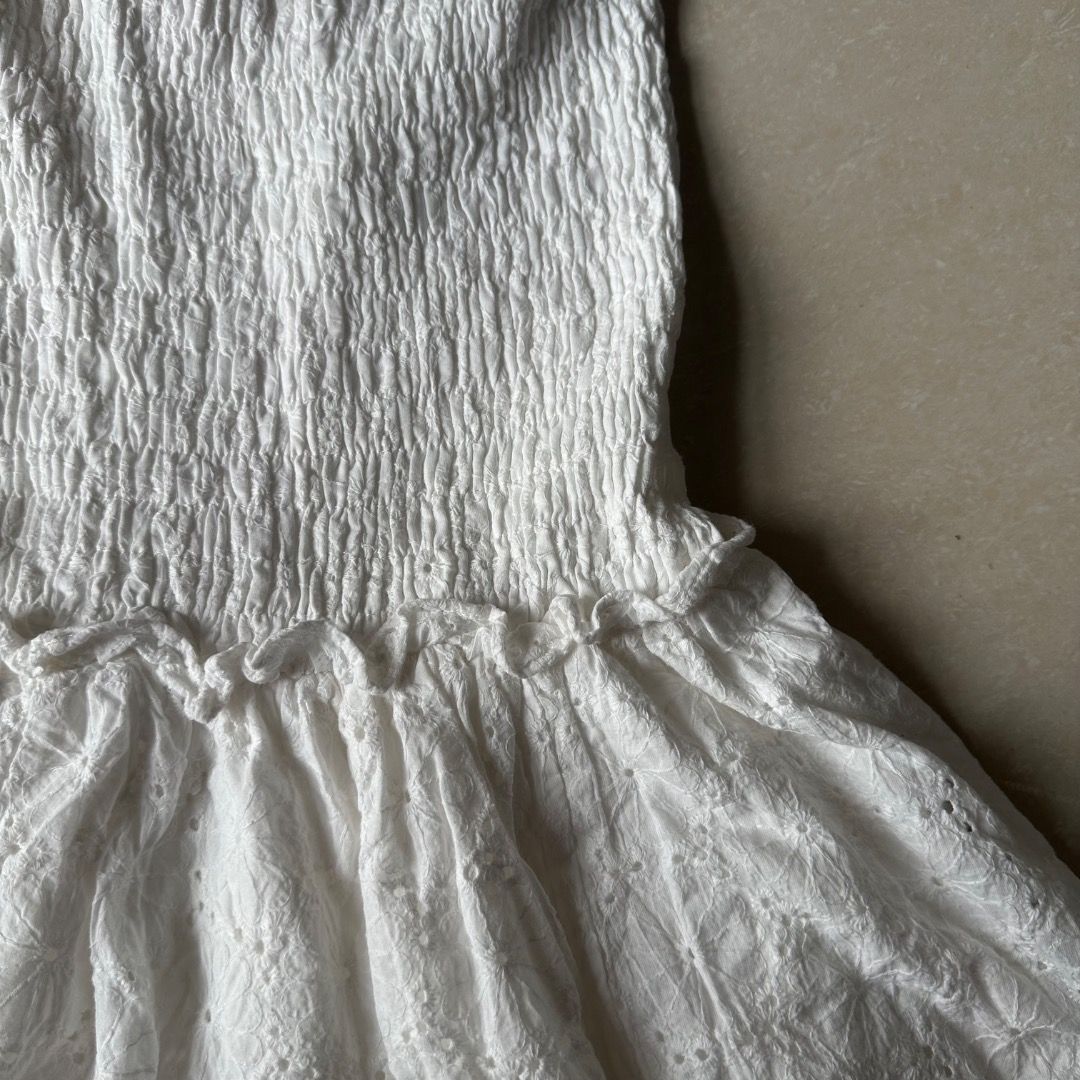 White Eyelet Mini Beach Dress (Category: Dresses) located in Paranaque City. Submitted by yanie.ae (Listing ID 1469968981, Image 2). Description: .