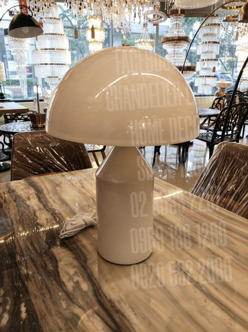 White mushroom 🍄‍🟫 lamp (Category: Lighting) located in Manila. Submitted by aranyailawan (Listing ID 1469967515, Image 1). Description: C.O.D Metro Manila only W/ delivery fee PAYMENT FIRST Province Area W/ Shipping fee FACEBOOK PAGE Chandelier Lamps Home Decor Since 1980 ☎️ 02 8633 2287 📱0920 532 2080.