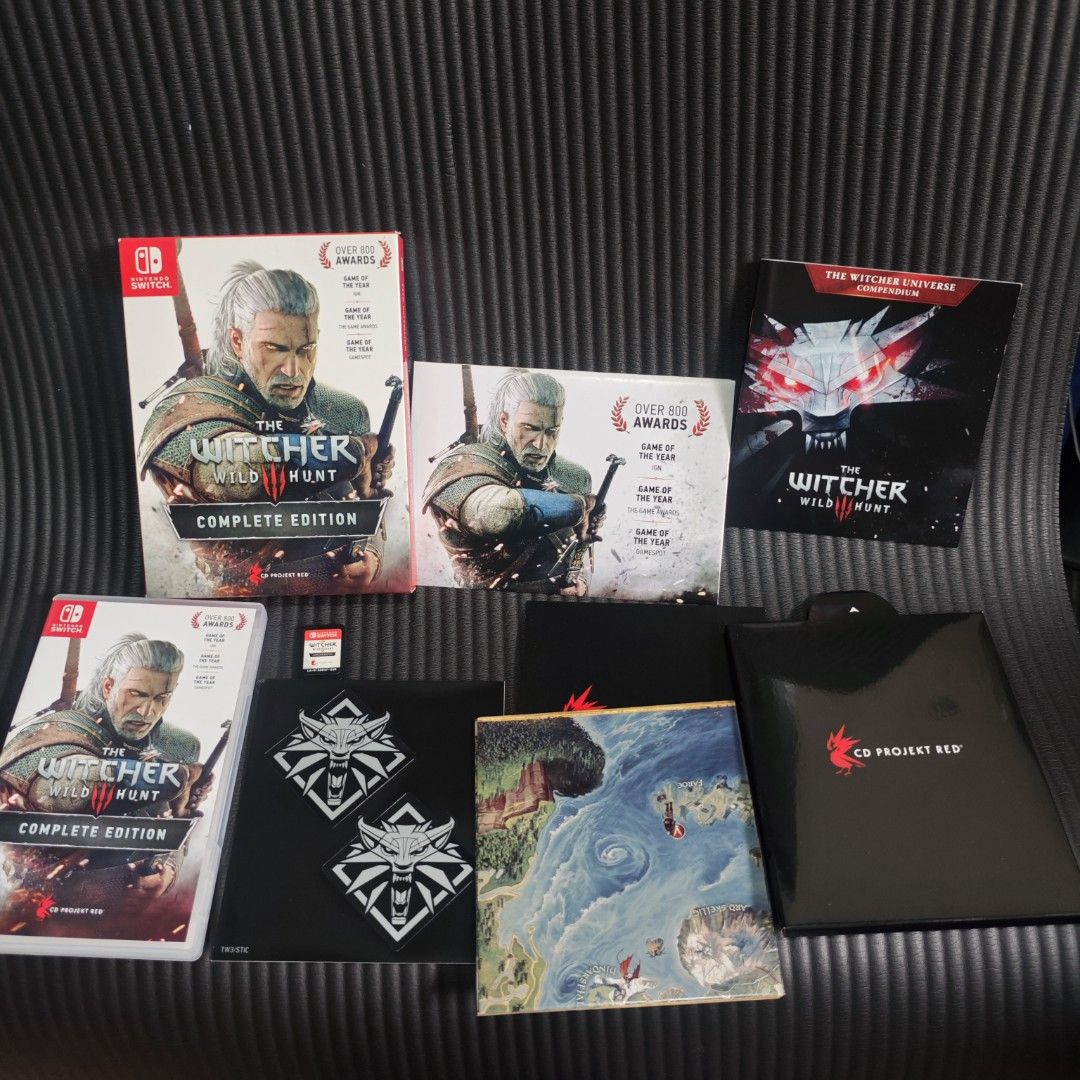 Witcher 3 Wild Hunt Complete Edition with Big Box (Rare) (Category: Nintendo) located in Quezon City. Submitted by shopme_gadget30 (Listing ID 1470001406, Image 1). Description: kindly read the details first for sale fixed price Mint Condition tested and working with case and game card with big box, Map, manuals/booklet with Sticker and with Sealed Post Art compatible to Nintendo switch Eur region Rare Good for collection qc area meet up: sm nort