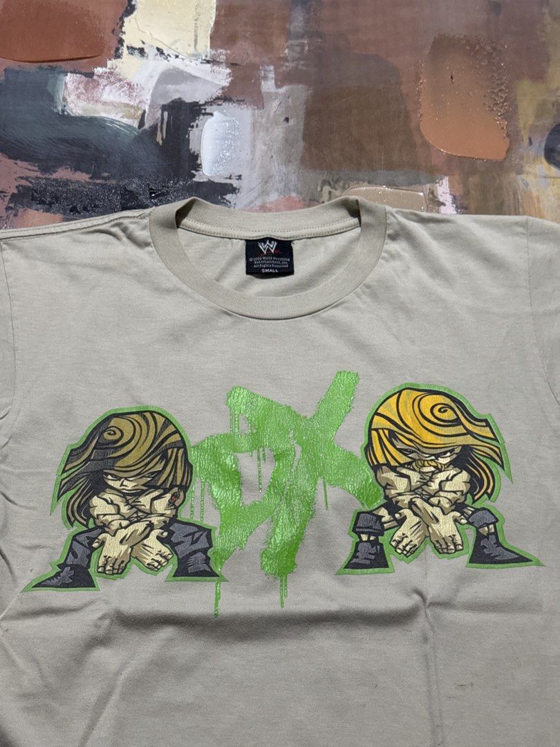 WWE D-Generation X (Category: Tshirts & Polo Shirts ) located in Las Pinas. Submitted by thrftmnl. (Listing ID 1469965096, Image 3). Description: WWE D-Generation X Triple H & Shaun Micheals Size: Small on tag (fits Medium) Dimes Width: 19.5 Length: 26 Issue: .