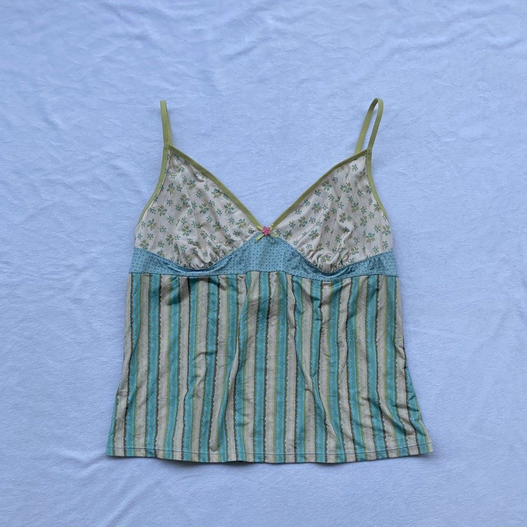 Y2K Floral Cami Tops, DKNY (Category: Blouses) located in General Santos City (Dadiangas). Submitted by kala_chuchi (Listing ID 1470112050, Image 1). Description: Size. Large 15 inches width 20 inches length No flaws Over all condition Excellent .