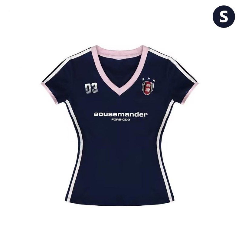 Y2K jersey tee (Category: Shirts) located in Naga. Submitted by she_clutter (Listing ID 1470113850, Image 1). Description: Flaw: Loose Neckline Can fit size small to med.