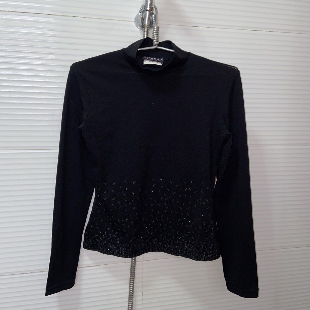 y2k morgan de toi (Category: Longsleeves) located in Bacolod City. Submitted by disaffectedyouth (Listing ID 1470029228, Image 1). Description: length: 19 width: 14(stretchable) made in france sequinned details .