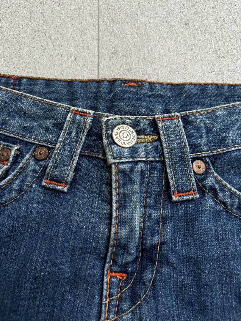 Y2k True ReligionMini Denim Skirt (Category: Skirts) located in Manila. Submitted by xxxara (Listing ID 1469981521, Image 3). Description: Size 28.