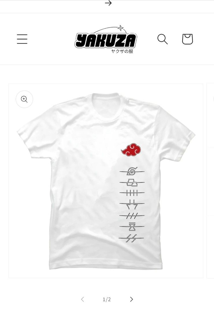 Yakuza Clothing - 3 anime shirts bundle (Category: Tshirts & Polo Shirts ) located in Manila. Submitted by mikeque (Listing ID 1469975360, Image 1). Description: Designs: Attack on titan Full metal alchemist Naruto RFS - The label says 3XL but it seems more suited for 2XL size. New unused. Decluttering.