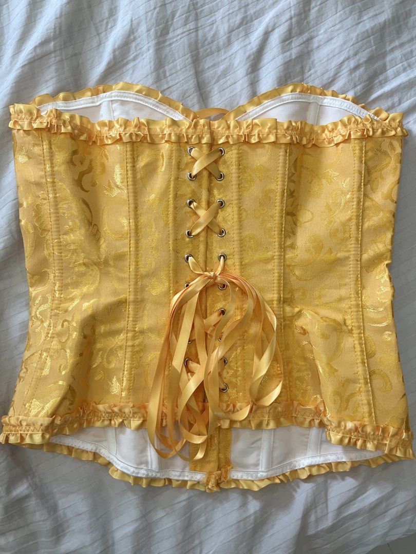 YELLOW CORSET SHEIN MEDIUM - BELLE COSTUME (Category: Evening dresses & gowns) located in Manila. Submitted by edelweiss1221 (Listing ID 1469977275, Image 2). Description: BRAND NEW RFS: bought another item of the same kind.