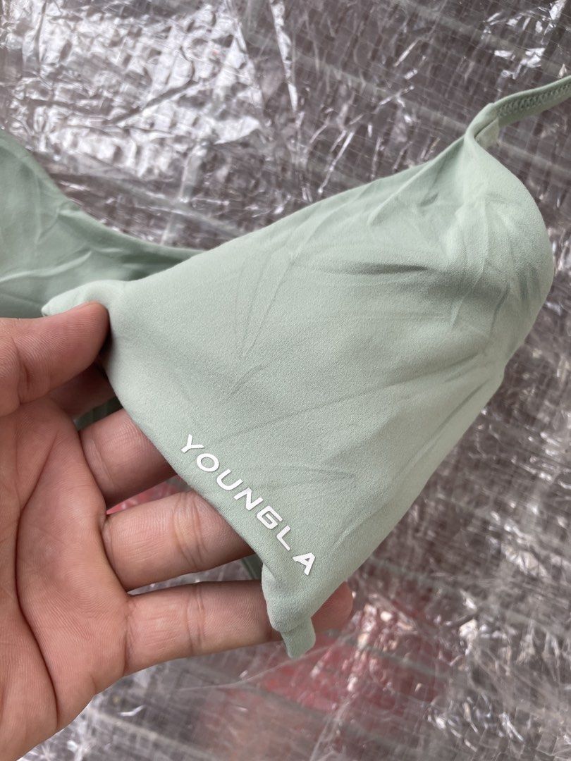 YoungLa sports bra (Category: Activewear) located in Lucena. Submitted by riyizthriftz (Listing ID 1469981067, Image 2). Description: YoungLa sports bra Size XS Good condition Color rate 9.8/10 Need wash.