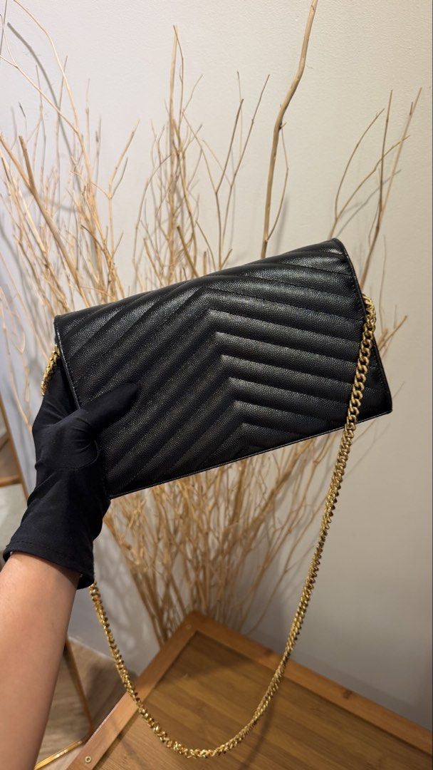 Ysl Medium Wallet on Chain Ghw (Category: Luxury Bags & Wallets) located in Manila. Submitted by rangel2017 (Listing ID 1470064700, Image 3). Description: Authentic Ysl Cassandre Medium Wallet on Chain Excellent Condition Complete Set with Auth Cert 70,000 Nuvali Sta Rosa Laguna.