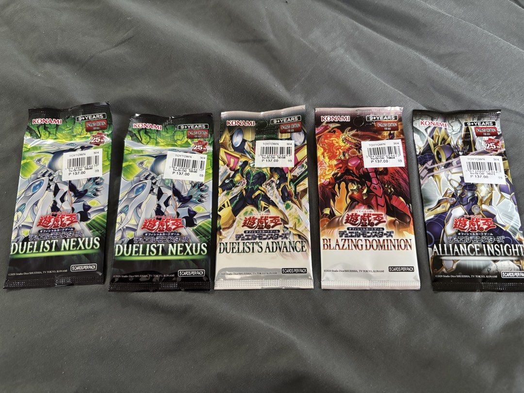 Yugioh Booster Packs (Category: Card Packs) located in Muntinlupa City. Submitted by laplace_transform (Listing ID 1470033254, Image 1). Description: SEALED Yugioh Booster Packs Take All for 700 pesos. 150 pesos each..